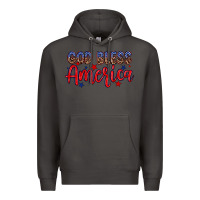 Smoke God bless America Premium Hoodie - Neo Western