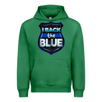 Emerald I back the blue 4th of July Urban Hoodie - CowGirlArtShop