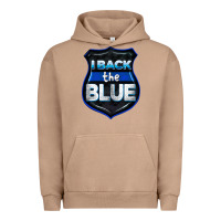 Pigment Burro I back the blue 4th of July Urban Hoodie - CowGirlArtShop
