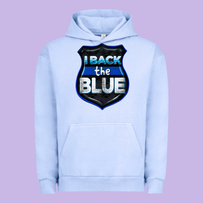 I Back The Blue 4th Of July Urban Hoodie Designed By Cowgirlartshop