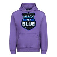Tulip I back the blue 4th of July Urban Hoodie - CowGirlArtShop