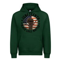 Forest Green black lives matter Urban Hoodie - HRA Design Shop