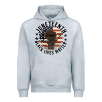 Heather Grey black lives matter Urban Hoodie - HRA Design Shop