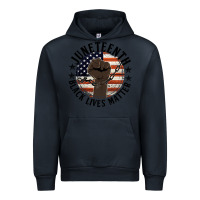 Navy black lives matter Urban Hoodie - HRA Design Shop