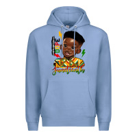 Colony Blue juneteenth black boy Premium Hoodie - HRA Design Shop