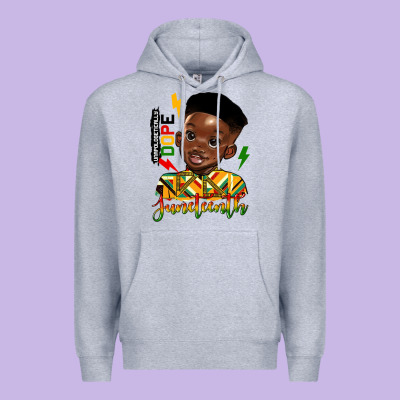 Juneteenth Black Boy Premium Hoodie Designed By Hra Design Shop