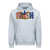 Heather Grey Faith USA flag sunflower Urban Hoodie - Neo Western