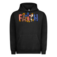 Pigment Black Faith USA flag sunflower Urban Hoodie - Neo Western