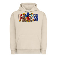 Pigment French Oak Faith USA flag sunflower Urban Hoodie - Neo Western
