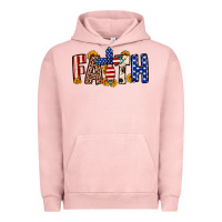 Pigment Salmon Faith USA flag sunflower Urban Hoodie - Neo Western