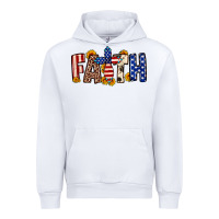 White Faith USA flag sunflower Urban Hoodie - Neo Western