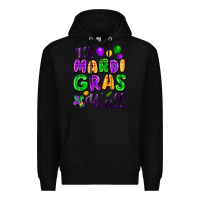 Black it's mardi gras y'all Premium Hoodie - FaDigitalArtStudio