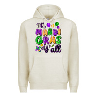 Oatmeal Heather it's mardi gras y'all Premium Hoodie - FaDigitalArtStudio