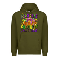 Army Green king cake calories don't count Premium Hoodie - FaDigitalArtStudio