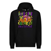 Black king cake calories don't count Premium Hoodie - FaDigitalArtStudio
