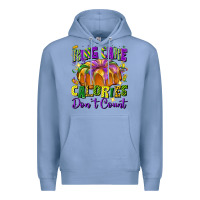 Colony Blue king cake calories don't count Premium Hoodie - FaDigitalArtStudio