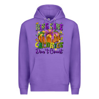 Purple king cake calories don't count Premium Hoodie - FaDigitalArtStudio
