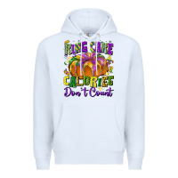 White king cake calories don't count Premium Hoodie - FaDigitalArtStudio