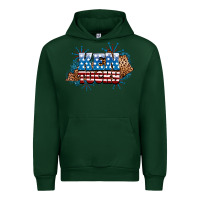 Forest Green Fourth of July Kentucky Urban Hoodie - Neo Western