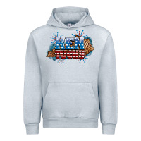 Heather Grey Fourth of July Kentucky Urban Hoodie - Neo Western