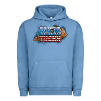 Pigment Pebble Blue Fourth of July Kentucky Urban Hoodie - Neo Western