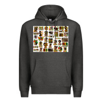 Charcoal Heather juneteenth bundle preview Premium Hoodie - HRA Design Shop