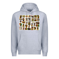 Heather Grey juneteenth bundle preview Premium Hoodie - HRA Design Shop