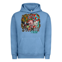 Pigment Pebble Blue summer farm Urban Hoodie - SublimationCraftShop