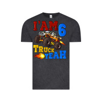 Vintage Black i'am six truck yeah Vintage Tee - Artiststas