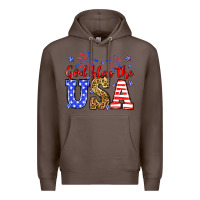 Coffee God bless the USA Premium Hoodie - Neo Western