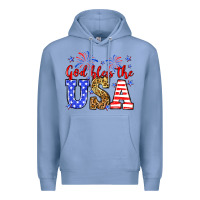 Colony Blue God bless the USA Premium Hoodie - Neo Western