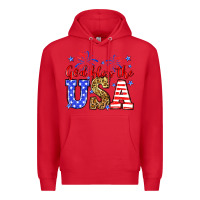 Red God bless the USA Premium Hoodie - Neo Western