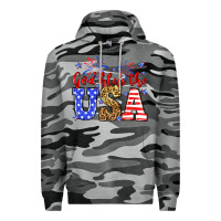 Slate Camo God bless the USA Premium Hoodie - Neo Western