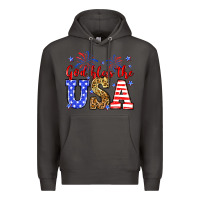 Smoke God bless the USA Premium Hoodie - Neo Western