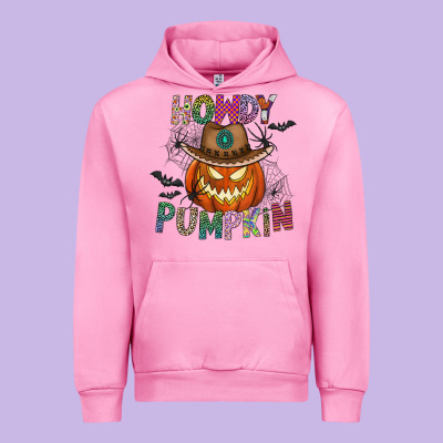 Howdy Pumpkin Urban Hoodie Designed By Cowhidedigitalart