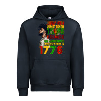 Navy July 4th Juneteenth 1865 Urban Hoodie - CowGirlArtShop