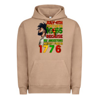 Pigment Burro July 4th Juneteenth 1865 Urban Hoodie - CowGirlArtShop