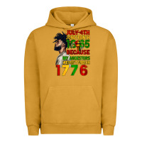 Pigment Peanut Butter July 4th Juneteenth 1865 Urban Hoodie - CowGirlArtShop