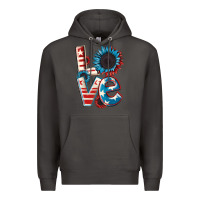 Smoke Love 4th of July Premium Hoodie - CowGirlArtShop