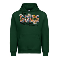 Forest Green I Am Gods Master Piece Ephesians Urban Hoodie - CowhideDigitalArt