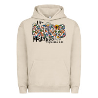 Pigment French Oak I Am Gods Master Piece Ephesians Urban Hoodie - CowhideDigitalArt