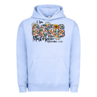 Pigment Grape Ice I Am Gods Master Piece Ephesians Urban Hoodie - CowhideDigitalArt