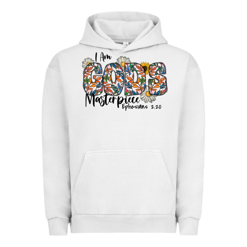 I Am Gods Master Piece Ephesians Urban Hoodie by CowhideDigitalArt | Teevron