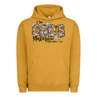 Pigment Peanut Butter I Am Gods Master Piece Ephesians Urban Hoodie - CowhideDigitalArt