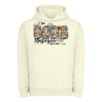 Pigment Pistachio I Am Gods Master Piece Ephesians Urban Hoodie - CowhideDigitalArt