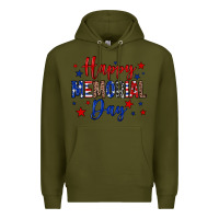 Army Green Happy memorial day Premium Hoodie - Neo Western