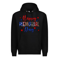 Black Happy memorial day Premium Hoodie - Neo Western