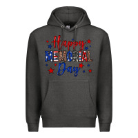 Charcoal Heather Happy memorial day Premium Hoodie - Neo Western