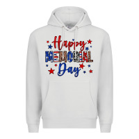 Dove Grey Happy memorial day Premium Hoodie - Neo Western