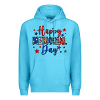 Ocean Blue Happy memorial day Premium Hoodie - Neo Western